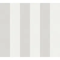 A.S. Création Streifentapete 10 m x 0,53 m 0 g Grau/Weiß 314031