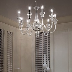 Ideal Lux 044422 Pendelleuchte 6x40W Doge | E14