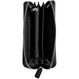 Armani Exchange Wave Zip Around Geldbörse Damen schwarz