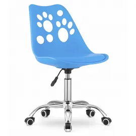 OEM PRINT Drehstuhl Polypropylen Blau