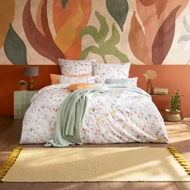 Estella Karin Wiesenblumen Weiß 155 x 220 cm + 80 x 80 cm