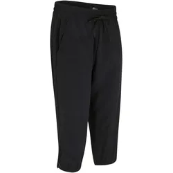 bonprix Schnelltrocknende Funktionshose in Capri-Länge, schwarz, 50