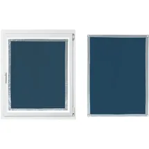 Wenko Fenster-Sonnenschutz in Blau - (L)92 x (B)59 cm,