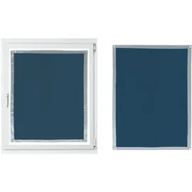 Wenko Fenster-Sonnenschutz in Blau - (L)92 x (B)59 cm,