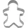 Westmark Ausstechform Gingerman 35662291 6,0 cm