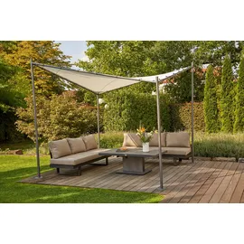 Siena Garden Berlino 3 x 3 m anthrazit/hellgrau