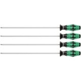 WERA 367/4 TORX HF Kraftform Plus Schraubendrehersatz mit Haltefunktion mit 300 mm langen Klingen,