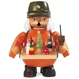 Müller GmbH Räuchermann klein Spielwarenverkäufer 12 x 14 cm Braun