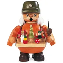 Müller GmbH Räuchermann klein Spielwarenverkäufer 12 x 14 cm Braun