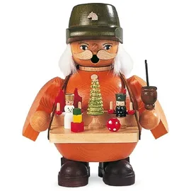 Müller GmbH Räuchermann klein Spielwarenverkäufer 12 x 14 cm Braun