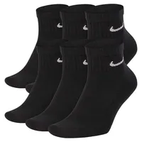 Nike Everyday Cushioned Knöchelsocken 6er Pack schwarz/weiß 42-46