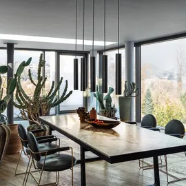 Ideal Lux Look in schmaler Form, schwarz
