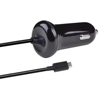2Go Kfz-Ladegerät 12V/24V Schwarz USB Type-C 3.1 3000mA -