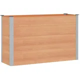 vidaXL Hochbeet 150 x 50 x 91 cm Braun