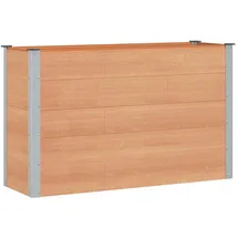 vidaXL Hochbeet 150 x 50 x 91 cm Braun