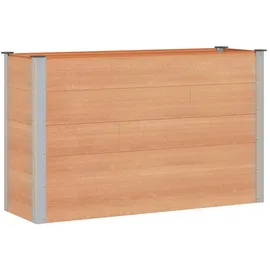 vidaXL Hochbeet 150 x 50 x 91 cm Braun