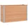 vidaXL Hochbeet 150 x 50 x 91 cm Braun