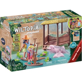 Playmobil Wiltopia Paddeltour mit den Flussdelfinen (71143)