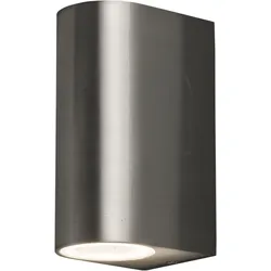 Licht-Erlebnisse Außenwandleuchte ARRIS 2x GU10 max. 10W Edelstahl LE35547