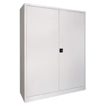 Stier Flügeltürenschrank Zink 1950x1500x600 mm Grau 4 Böden