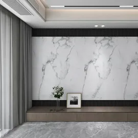 neu.haus Duschrückwandset Bladel 16er Set 120 x 60 cm, White Marble