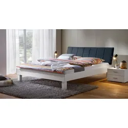 Bett Sierra 120x210 cm Weiß modern