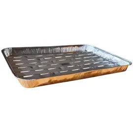 Alschu-Chemie GmbH Grillschale 34 x 22,5 cm Aluminium grau