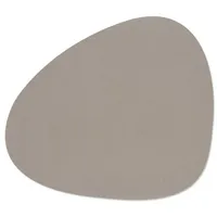 Lind DNA LINDDNA Tischset Serene L Curve Leder Grau (Large)