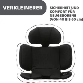 Chicco Unico Evo I-Size, Kindersitz 0-36 Kg, für Kinder von 40 bis 150 cm, homologiert ECE R129/03, Isofix 360° drehbar und neigbar, Gruppe 0+/1/2/3 von 0 bis 12 Jahren, Schwarz