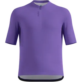 Odlo Herren Essential 1/2 Zip Radtrikot (Größe S, lila)