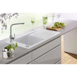 Villeroy & Boch Timeline 60 Weiß Alpin + Excenterbetätigung + Lochbohrungen