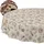ANRO Tischdecke abwaschbar Lotuseffekt 120 x 120 cm Braun