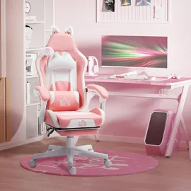 Homcom Gaming Stuhl Rosa