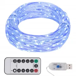 LED-Lichterkette mit 150 LEDs Blau 15 m