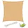 Woltu Sonnensegel Rechteck HDPE 500 x 500 cm Sand