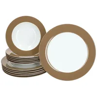 Ritzenhoff & Breker Nougat Doppio Tafelservice 12-tlg. braun