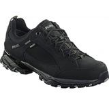 Herren Halbschuh 7 5 schwarz/silber