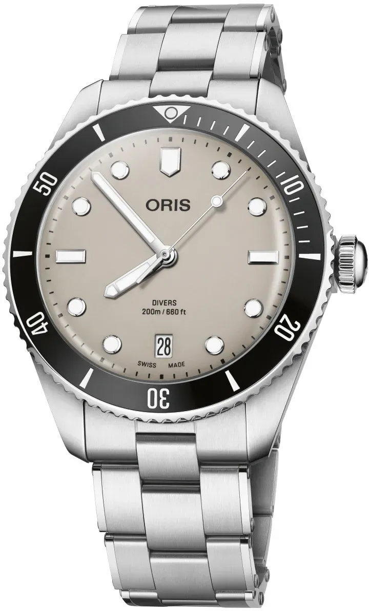 Oris Divers Date 01 733 7795 4051-Set - 38,00 - beige