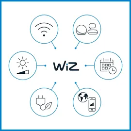 WIZ Montierte Spots Einstellbares Weiß schwarz