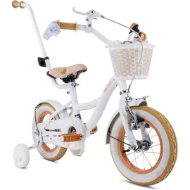 SUN BABY Flower Bike 12 Zoll RH 43 cm Weiß/Beige