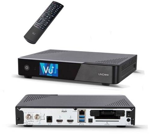 Vu+ Uno 4K SE 1x DVB-S2 FBC Sat Receiver Twin Tuner PVR Ready Linux Satellitenreceiver UHD TV Receiver Satelliten-Fernsehen