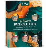 Kneipp Wellness Bade Collection - Geschenkpackung mit 5 beliebten Badeölen von Kneipp - Für einen Moment voller Entspannung und Wohlbefinden - 5 x 20ml - Testgrößen zum Kennenlernen