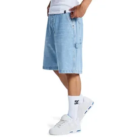 DC Shoes "Baggy", Herren, Gr. 30S, blau (indigo light), Obermaterial: 75% Baumwolle, 25% Baumwolle., Hosen Bermudas
