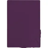 biberna 0077155 Jersey 140 x 200 - 160 x 200 cm dunkelviolett