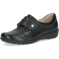 CAPRICE Slipper aus Leder Mehrweite H, Schwarz 40 EU