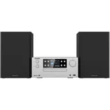 Kenwood M-925DAB-S Heim-Audio-Mikrosystem Schwarz Silber