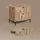 livinity® Waschbeckenunterschrank Aterno, Viking Oak, 70 x 63 cm mit 2 ausziehbaren Schubladen