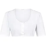 NINA VON C. Dirndlbluse Keulenärmel weiß 34