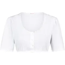 NINA VON C. Dirndlbluse Keulenärmel weiß 34
