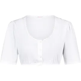 NINA VON C. Dirndlbluse Keulenärmel weiß 34